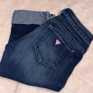 Guess PREOWNED SZ 28 blue Denim Capri Jeans